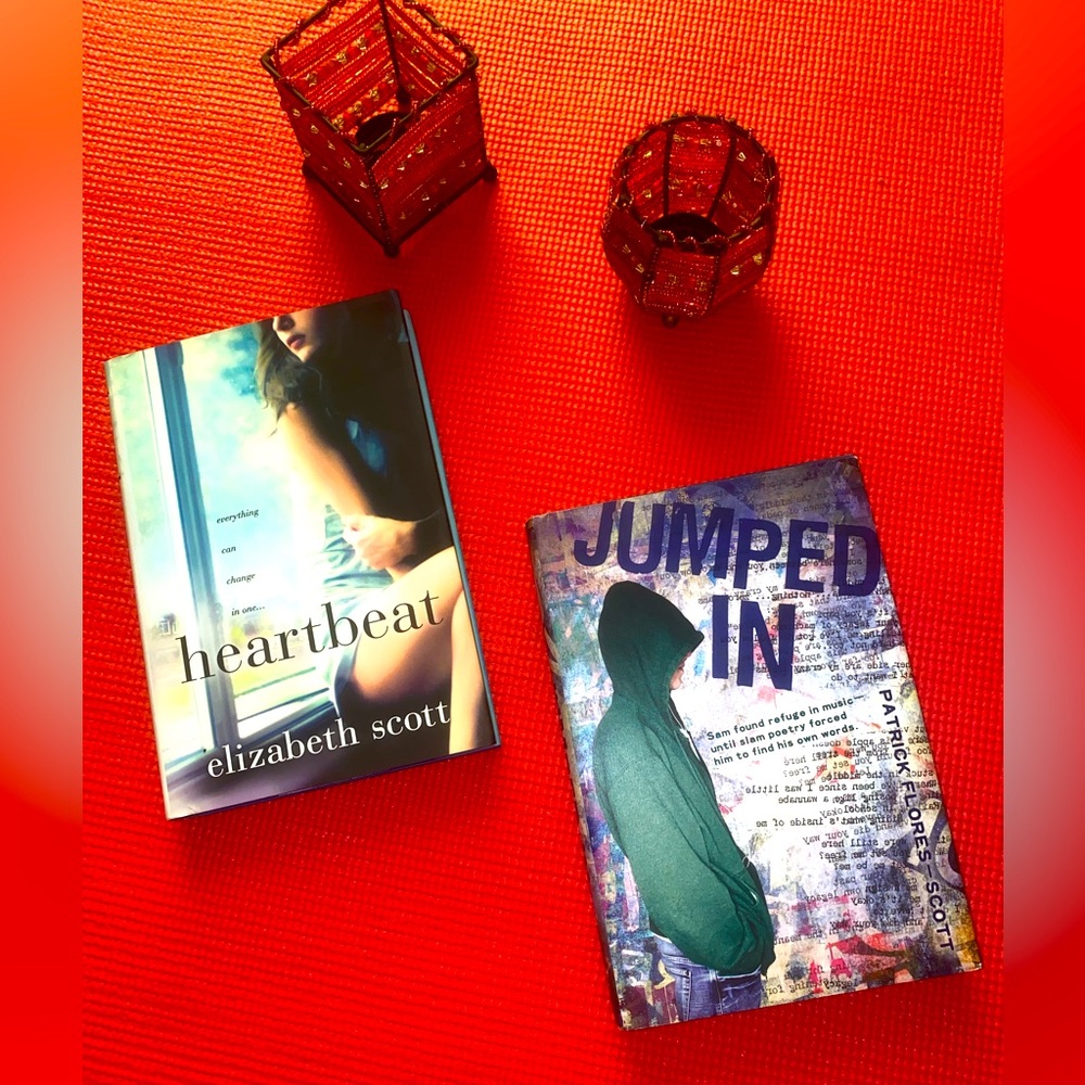Set of Two Hardcover Books: Heartbeat and Jumped In